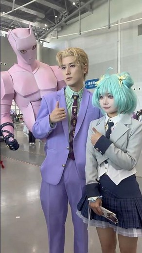 Yoshikage Kira & Killer Queen🔥 #anime #game #fyp #jojo #kira#cosplay #cosplayer #cosplaygirl #girl