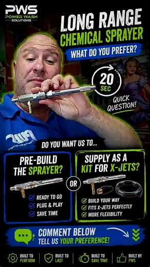 Long Range X-Jet.... Pre-Built or components with a video to do yourself? let us know!