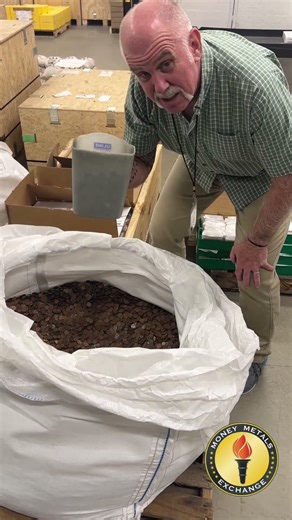 A Penny Pallet of 95% Pure Copper #penny #pennies #copper