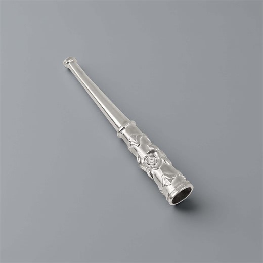 Cigarette Holder for Regular Size Cigarette With Rose Ornaments, Stainless Steel, Cigarettes Case, Cigarette Pipe - Etsy