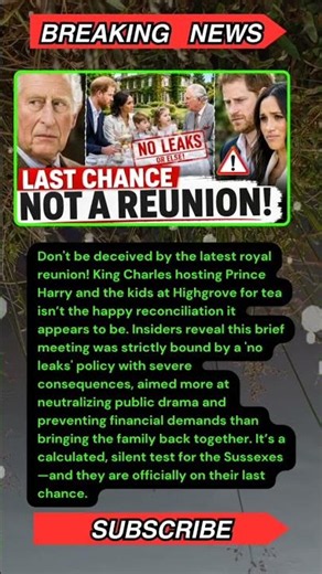 The TRUTH Behind King Charles & Prince Harry’s Secret Reunion! 😲
