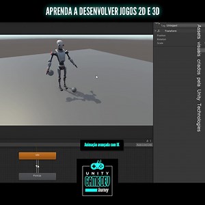 Desenvolva jogos 2D ou 3D incríveis | Unity Game Dev Journey