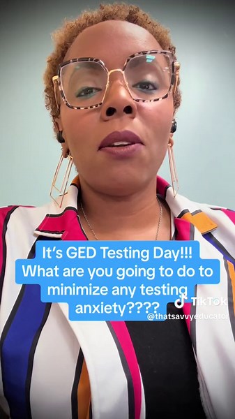 It’s GED Test Taking Day!!! What are you going to do to minimize testing anxiety? Here are a few tips!!! #ged #hse #adulteducation #adulted #teachers #teachersoftiktok #testing #testtaking #testtakingtips #testanxiety #fyp #fy #fypシ
