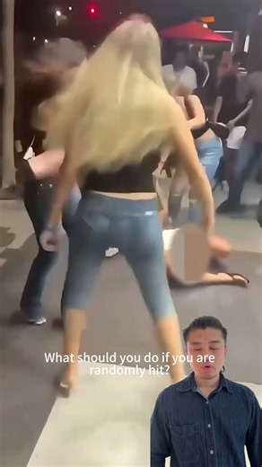What should you do if you are randomly hit?#fighting #selfdefense
