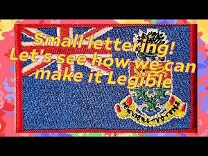 How to make small lettering look better! 😁#melcosummit #embroideryeducation #smallletters