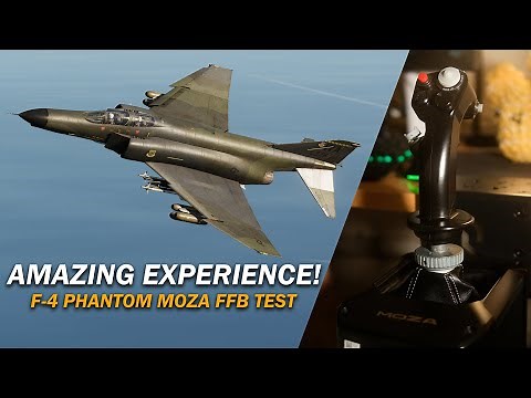 The best FFB experience! | Moza AB9 FFB base with the F-4E Phantom II in DCS World
