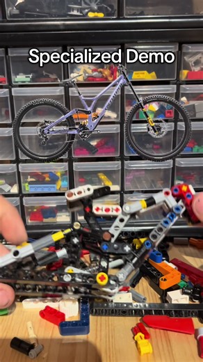 Lego Specialized Demo Moc #lego #legomtb #specializeddemo #specialized #mtb