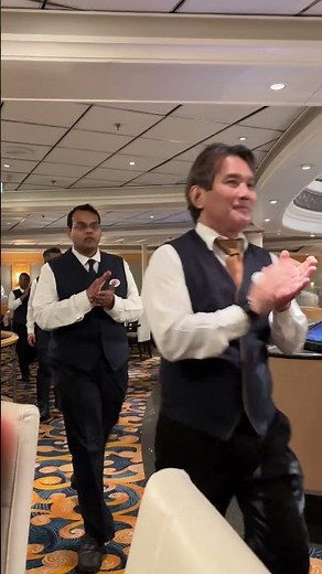 #shorts Royal Caribbean Vision of the Seas Wait Staff Main Dining Room Parade