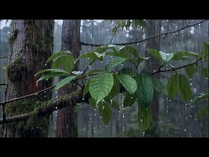 Fall Asleep in 5 Minutes with Heavy Rain Noises — Ultimate Calm For Therapy or Stress Relief