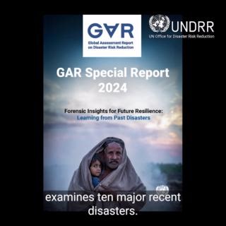 🔦Disaster forensics means learning from past events to reduce the risks of future disasters. 🌍 The GAR Special Report 2024 shows how we can learn from past events to build future resilience. Through forensic analysis, we can reduce risks and prevent extreme events from turning into disasters. Explore forensic insights for future resilience, in the GAR Special Report 2024 ➡️ https://ow.ly/jOyF50TpVvf #GAR2024 #DisasterForensics | UNDRR