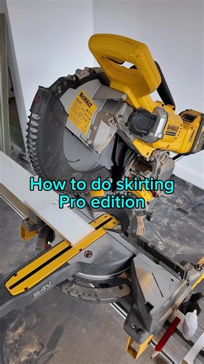 HOW YOU DO SKIRTING LIKE A PRO “Elevate your DIY game by mastering the art of finishing skirting boards that gracefully reduce in size to fit under obstacles. This technique not only ensures a flawless fit but also transforms your space with a touch of sophistication. Start by carefully measuring and marking where the reduction will occur. Use a miter saw for clean, precise cuts, then bevel the edges to create that polished, professional look. Don’t forget to sand the edges for a smooth finish. 