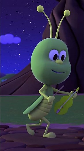 The Cricket Goes Crick Crick Crick 🦗 #Shorts #BoogieBugs