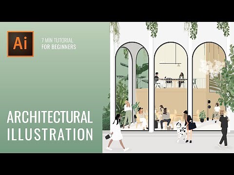 Architectural Illustration Tutorial - Adobe Illustrator For Beginners