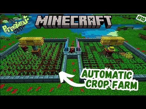 I Made an Automatic CROP FARM In Minecraft | Breakout SMP Part 10 #gaming #minecraft #mcpe #tutorial