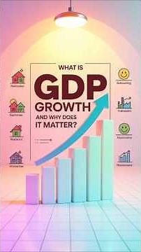 What is GDP Growth Rate And Why does It MATTER ? | GDP GNP NNP NDP PPP #ytshorts #shorts #subscribe