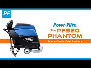 Powr-Flite Phantom Automatic Scrubber