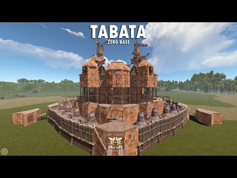 TABATA | RUST ZERG BASE with MINI CHINAWALL
