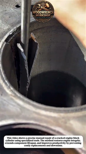 Engine Block Crack Repair | Precision Manual Cylinder Fix