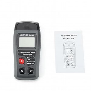 Digital Wood Moisture Tester, Digital LCD Wood Moisture Meter Humidity Tester Timber Damp Detector Electric Testing Meter Wood Moisture Meter
