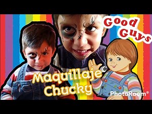 Maquillaje Chucky fácil para niño 🖤💀|| Ideas halloween 2022 || Chuckie fácil y rápido.