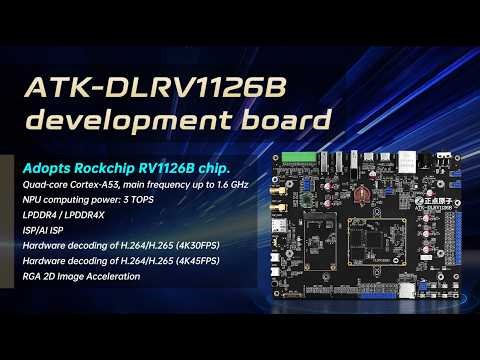 4K AI Vision Development Board | RV1126B AI Board by ALIENTEK (3TOPS Edge AI)