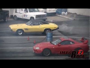 Supra vs American muscle A fast & furious like Drag race