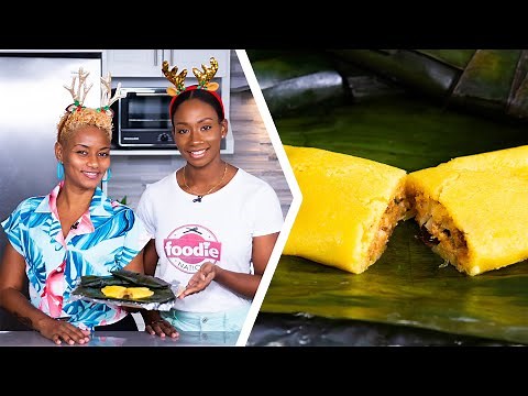 How To Make Trini Chicken Pastelles | Foodie Nation x Trini Food Designer - Arlene