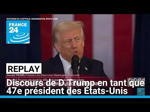 REPLAY - Premier discours de Donald Trump en tant que 47ᵉ président des États-Unis • FRANCE 24