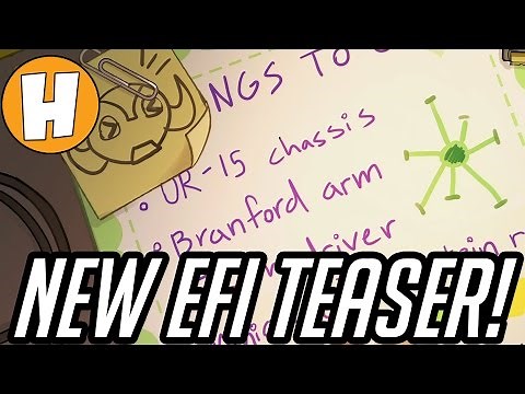 Overwatch - NEW Efi Teaser Analysis - Mech Build Starts! Hammeh