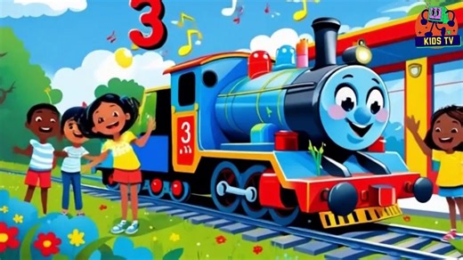 Humpty  the train with Counting Train, #youtubevideo #cartoon #happynewyear