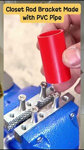 DIY Closet Rod Bracket Made with PVC Pipe. | Muhammad Sohaib
