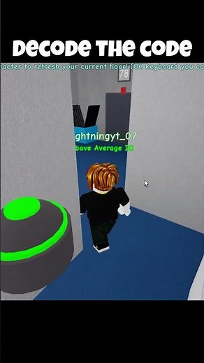 Floor 78 – "ROBLOX IQ TEST – DECODE the code🔥 #Shorts