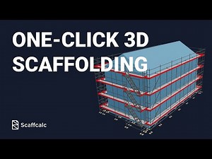 Build an Entire 3D Scaffold in ONE CLICK? See How It's Done in Just 10 Seconds! 🔥