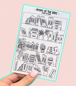Books of the Bible Sticker - Etsy