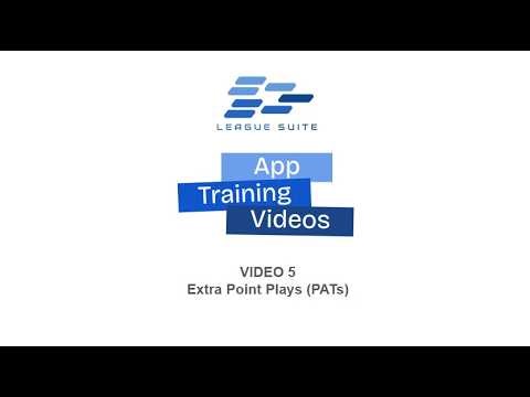 League Suite Scorekeeper - Extra Point Plays PATs