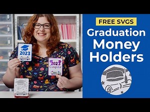 FREE Graduation Money Holder SVGs 🎓 SO easy to make!!