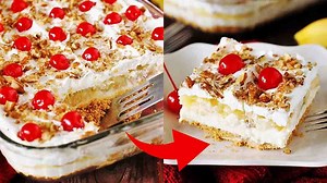 Easy No-Bake Banana Split Cake Recipe