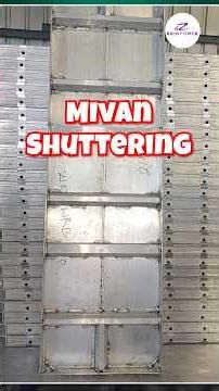 Mivan Shuttering - How Mivan Shuttering Works in Building Sites🔥