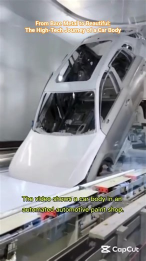 From Bare Metal to Beautiful: The High-Tech Journey of a Car Body#AutomotiveManufacturing#CarPaint