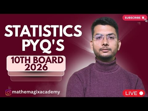 Statistics Class 10 | Most Important PYQs | CBSE Board Exam Maths