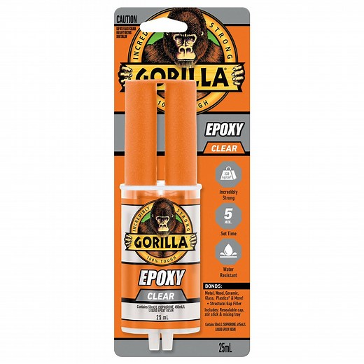 Gorilla 25ml Clear Epoxy Glue