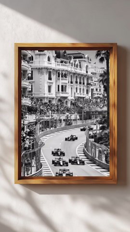 Monaco Grand Prix Poster, F1 Monte Carlo Street Race Wall Art, Motorsport Decor - Etsy