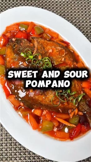 Easy sweet and sour pompano recipe for dinner