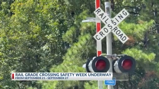 Rail grade crossing safety week underway September 21 to September 27