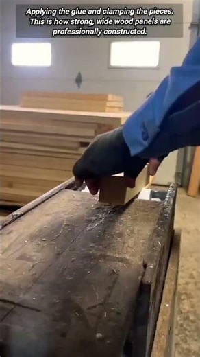 Professional Wood Gluing and Panel Clamping Setup.