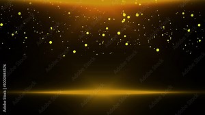 Award background with circle and gold particles, black color HD stock video Animated Video, Award, Awards Ceremony, Backgrounds, Bright