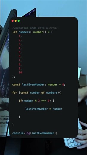 comente sua resposta! #dev #tech #softwareengineer #javascript #typescript #inteligenciaartificial