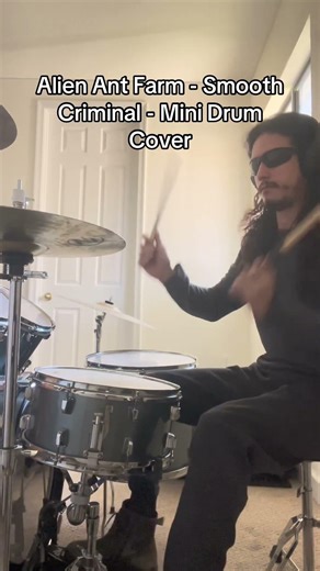 Alien Ant Farm - Smooth Criminal - Mini Drum Cover 🤘 @AlienAntFarmChannel #smoothcriminal #drummer