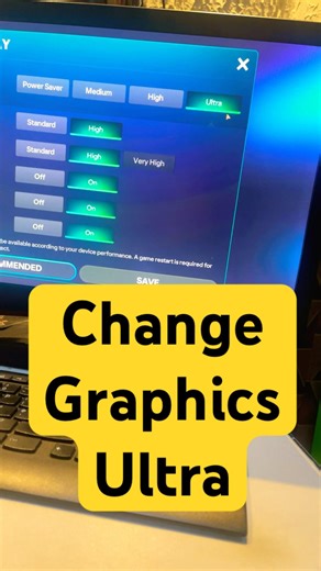 FC Mobile change graphics to ultra 🔥 #FCMobile #UltraGraphics #GraphicsSettings