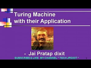 TURING MACHINE|| APPLICATIONS OF TM